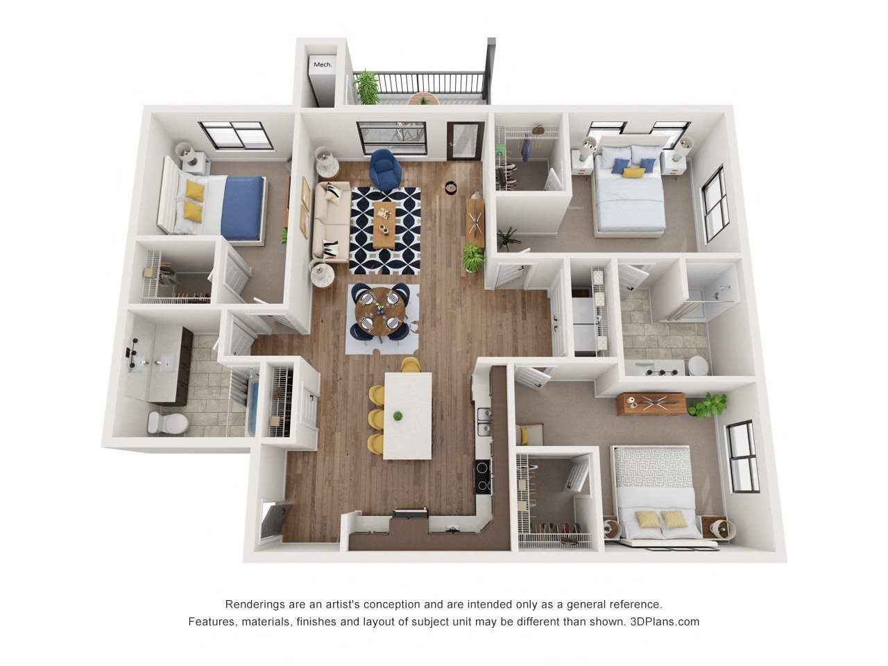 Tides floor plan